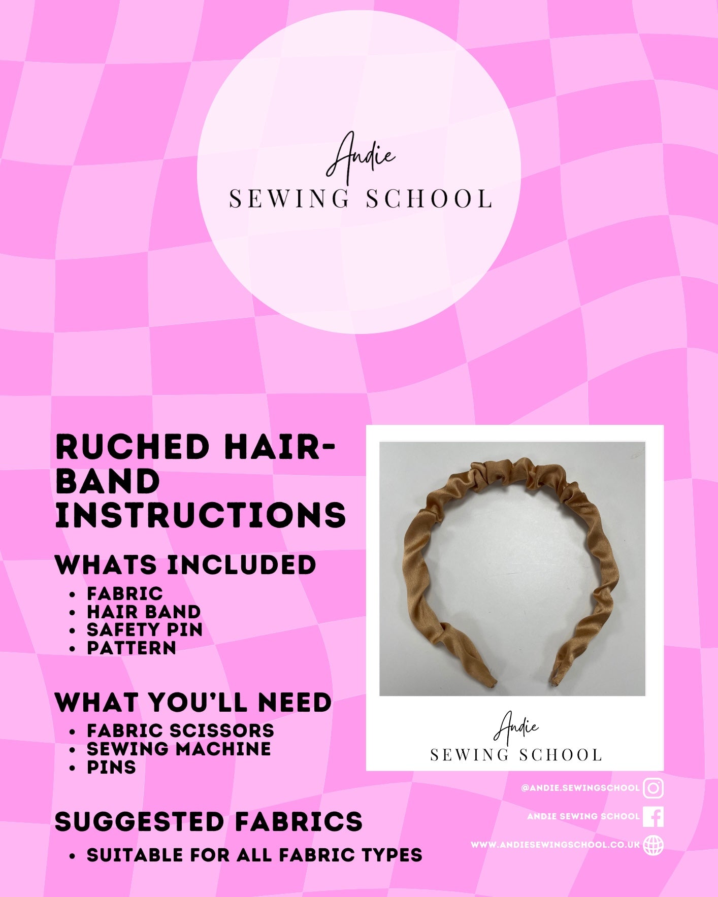Sew your own Headband Trio Pack
