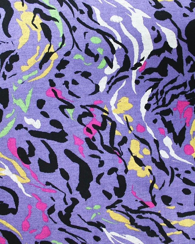 Arty Zebra Splash Viscose Fabric
