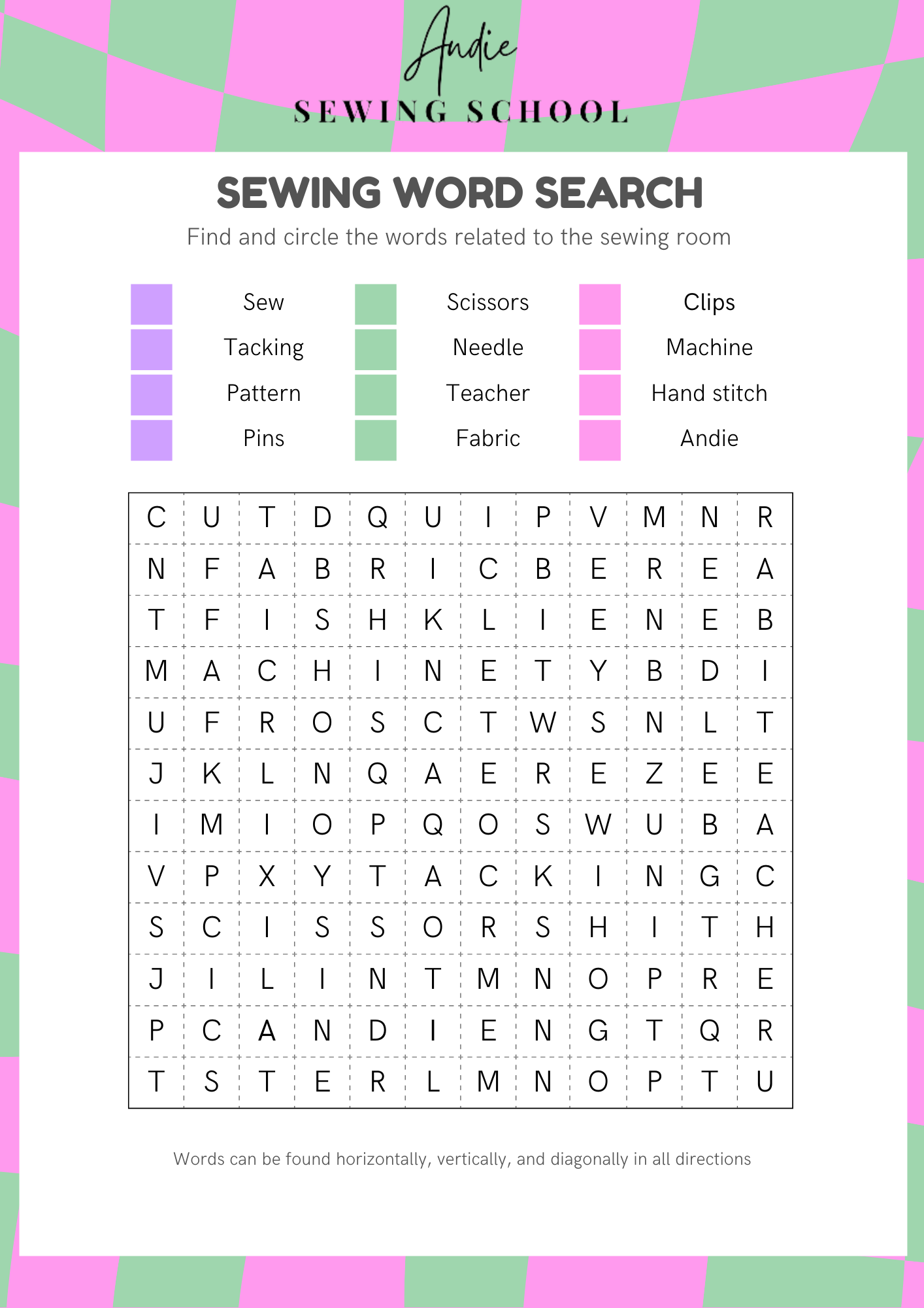 Free Kids Activity Pack