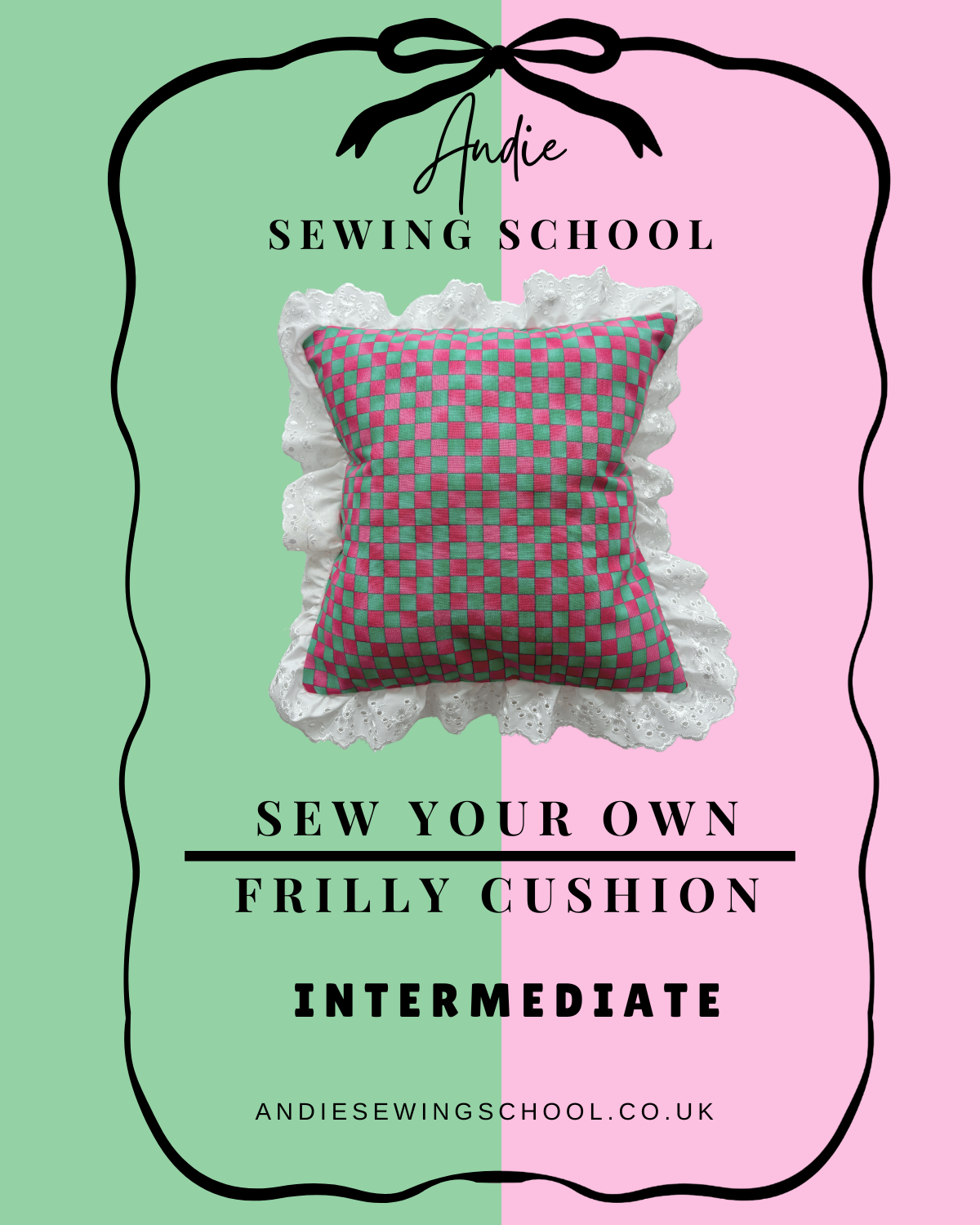 Sew Your Own Cushion With Frill