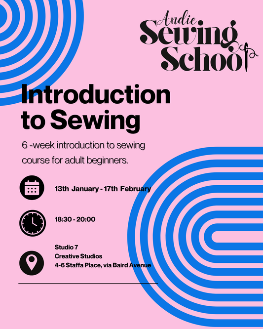 Introduction to Sewing: 6-Week Sewing Block for Adults