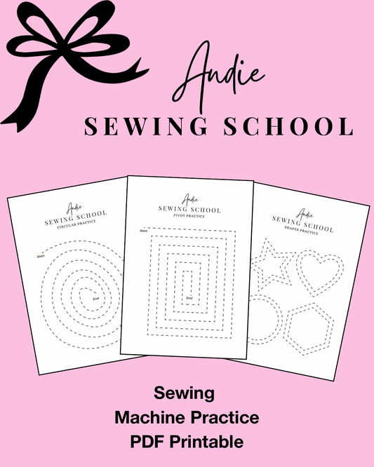 Free Machine Sewing Practice Pack