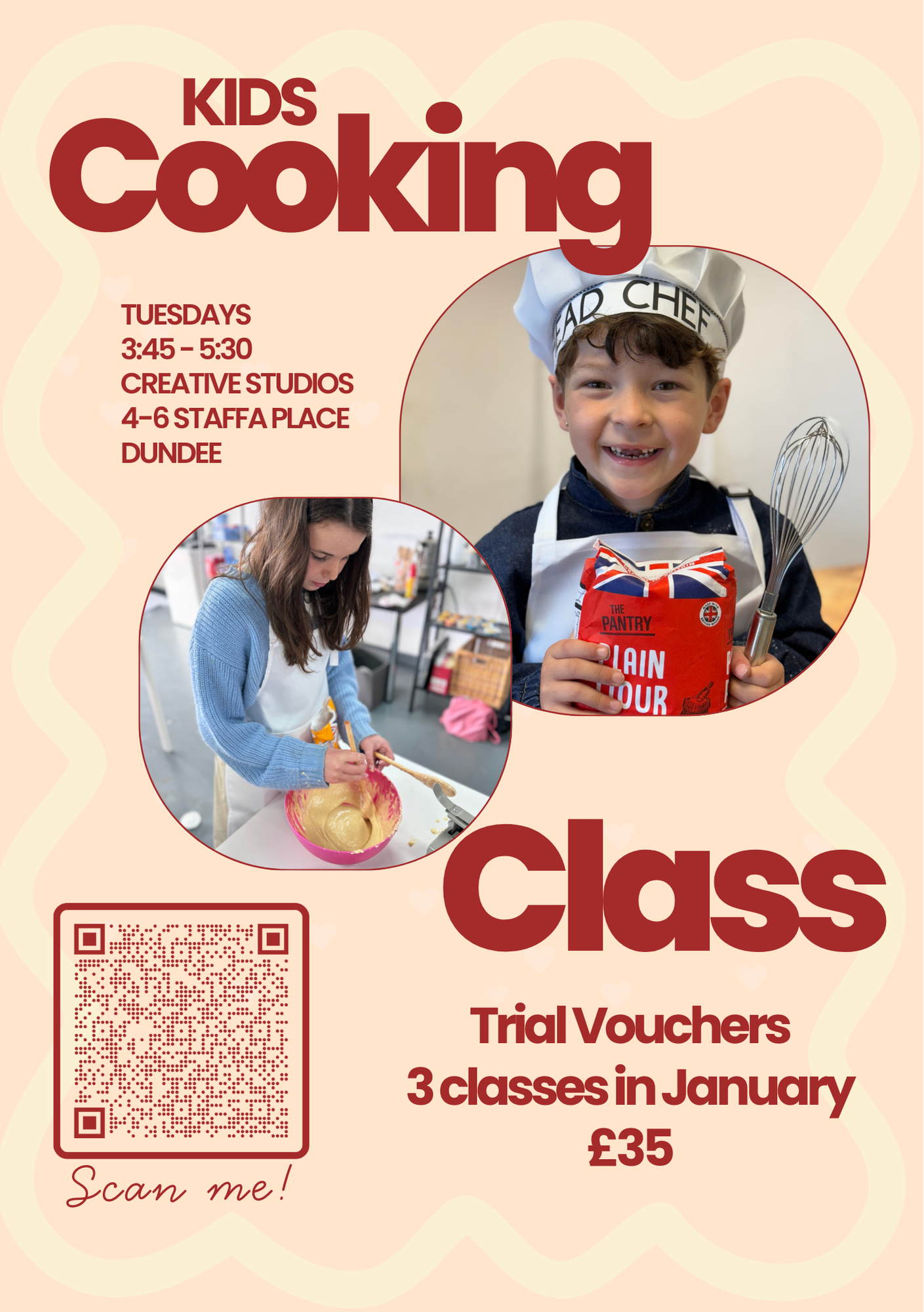 £35 Gift Voucher Kids Cooking Classes