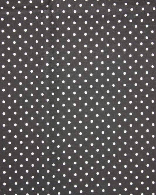 Black and White Polka Dot Fabric