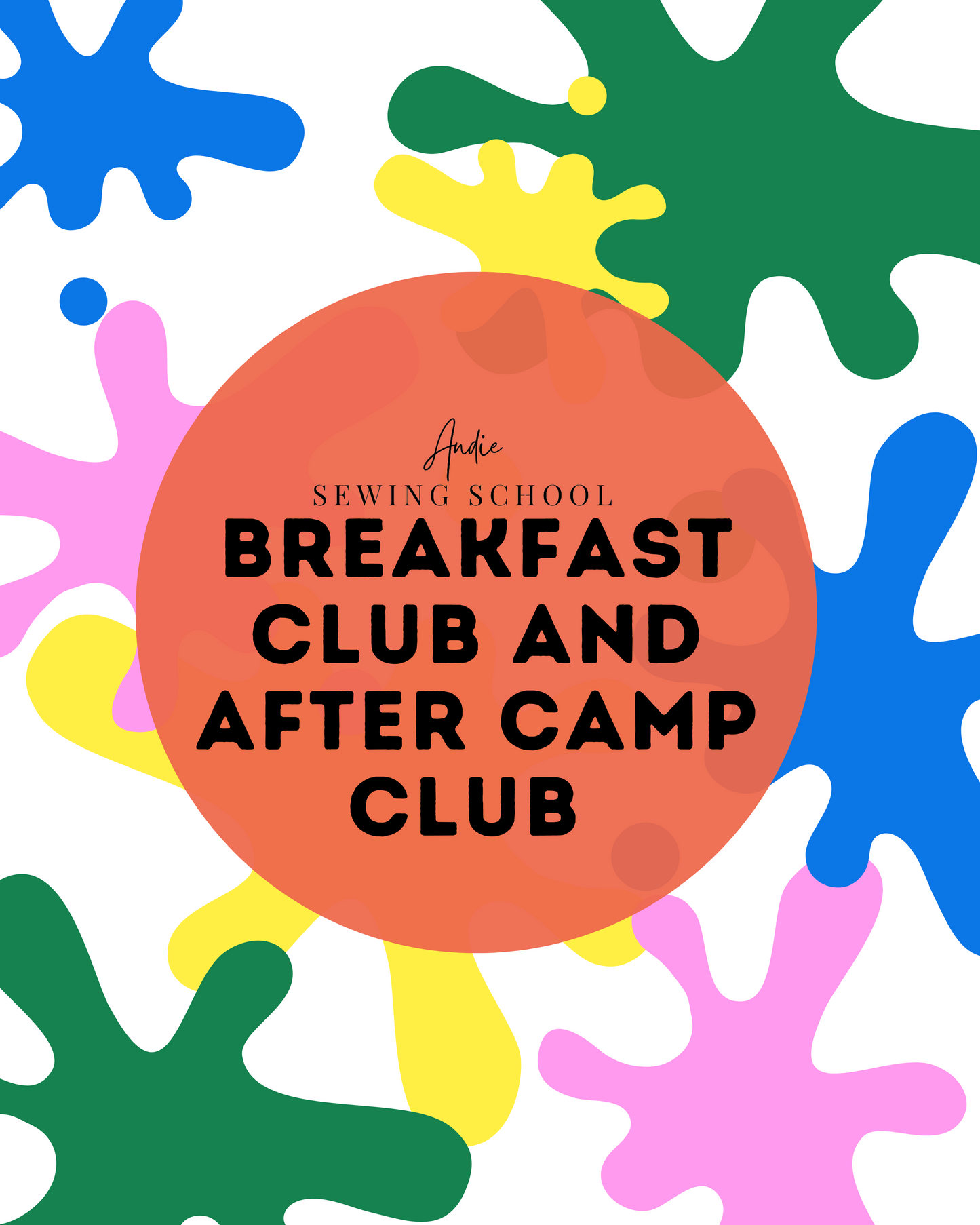 Breakfast and After Camp Club Week 6 (5th to 9th)